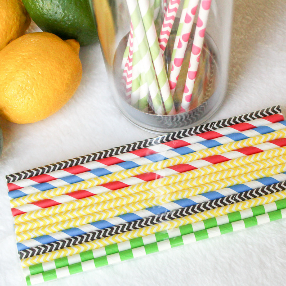 Party Time Paper Straws