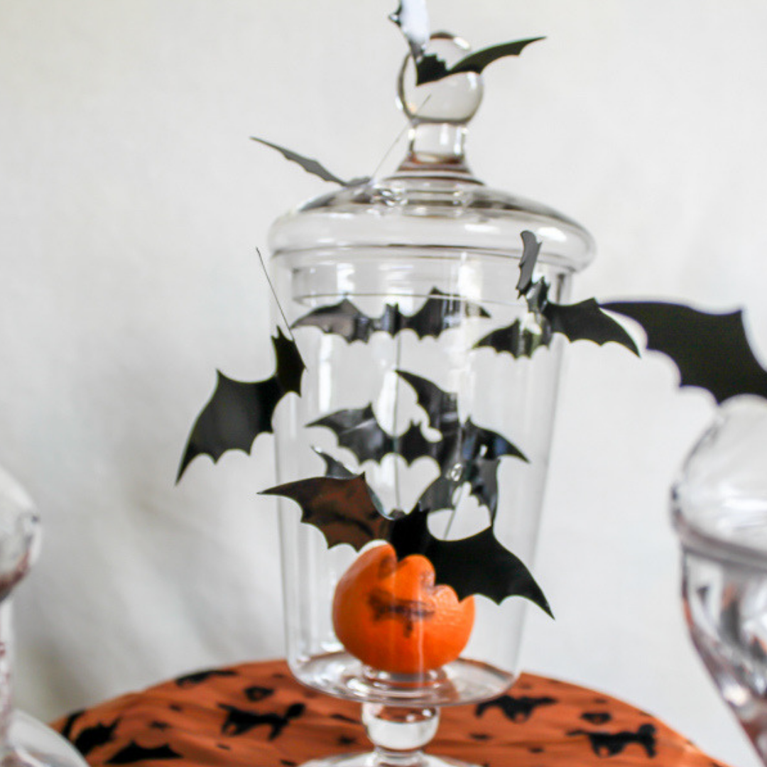 bat stickers halloween decor
