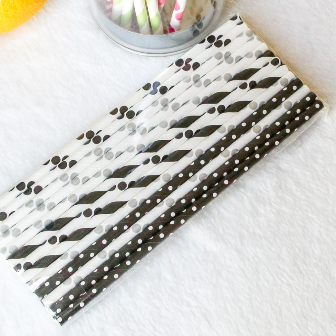 Party Time Paper Straws