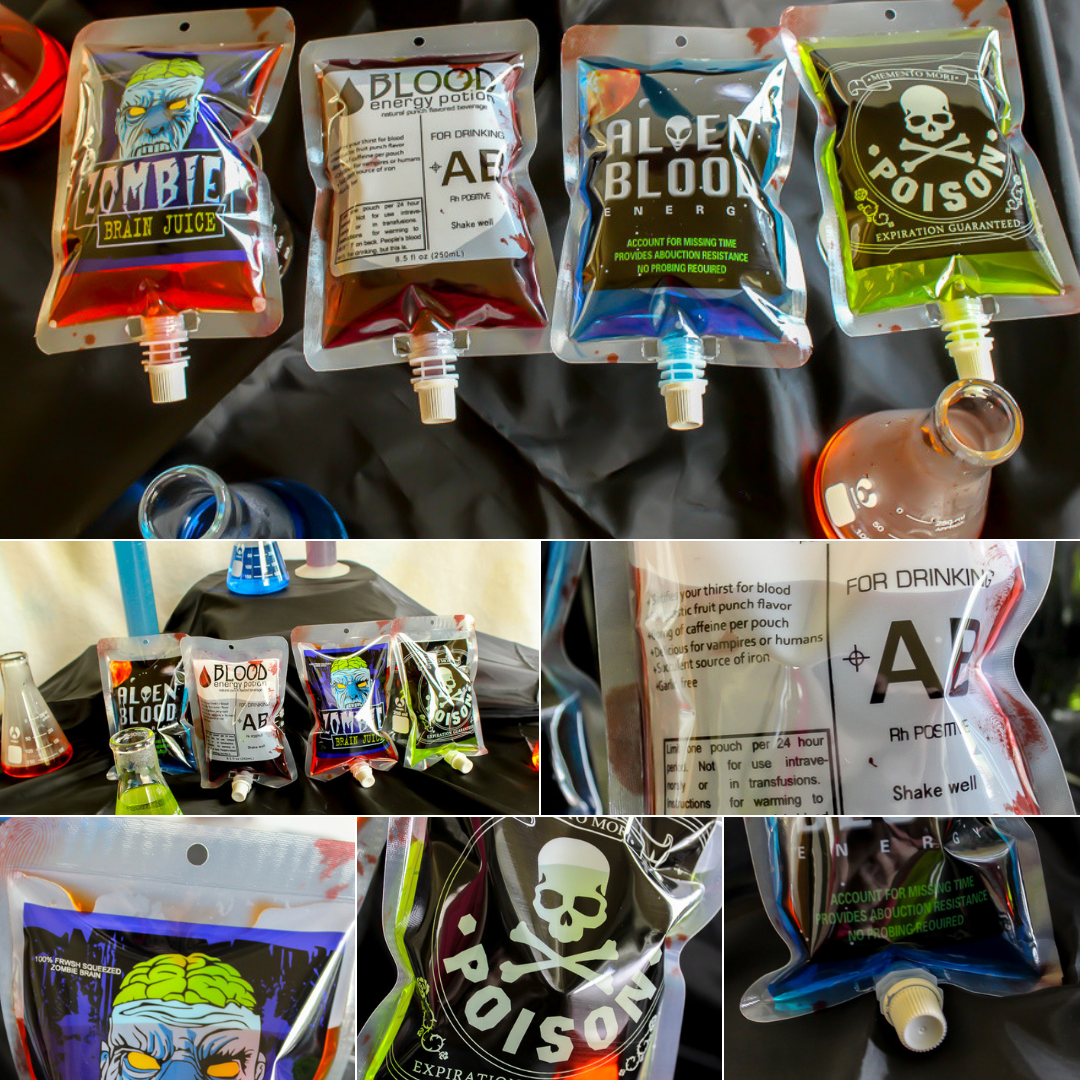 Halloween Drink Pouches