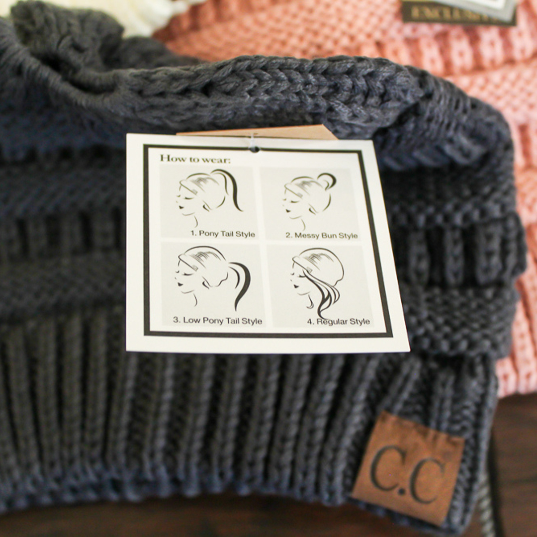 CC Beanie Ponytail Beanies
