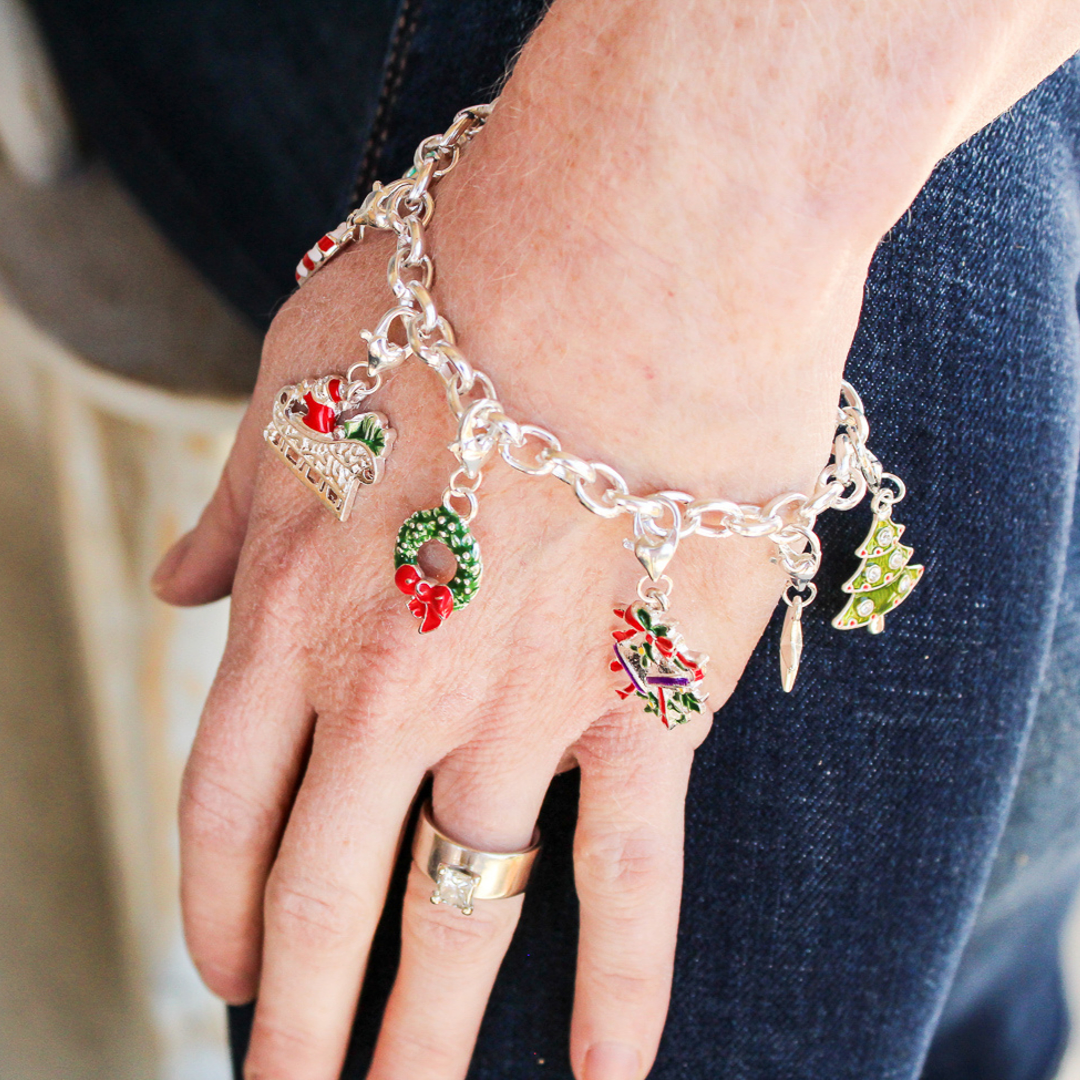 christmas charm bracelet