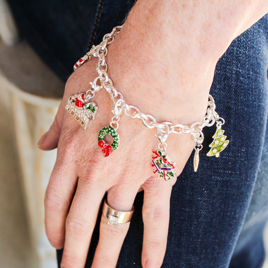 christmas charm bracelet