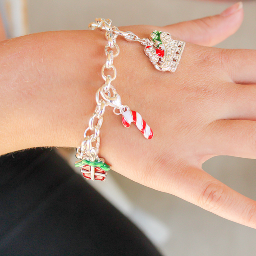 christmas charm bracelet