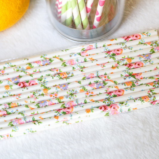 Party Time Paper Straws