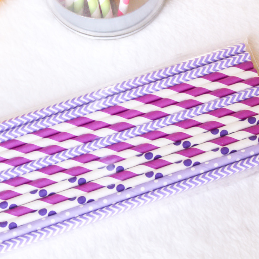 Party Time Paper Straws