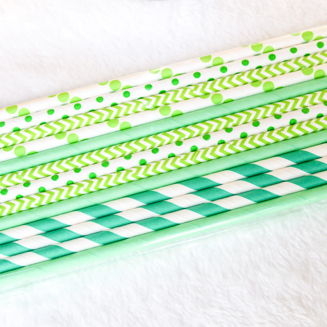 Party Time Paper Straws