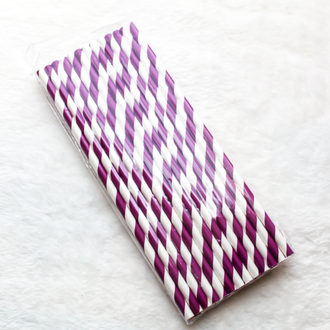 Party Time Paper Straws