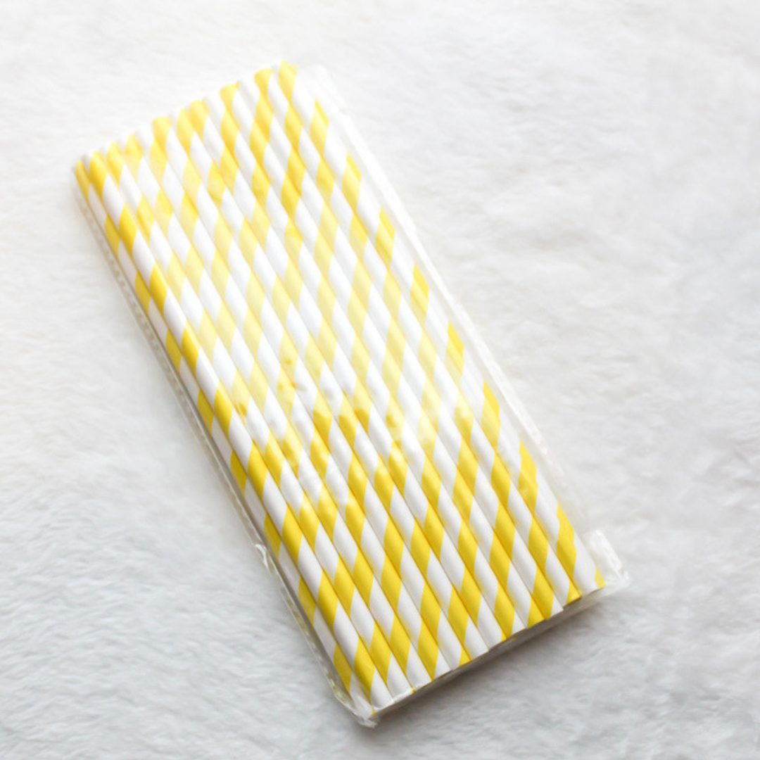 Party Time Paper Straws