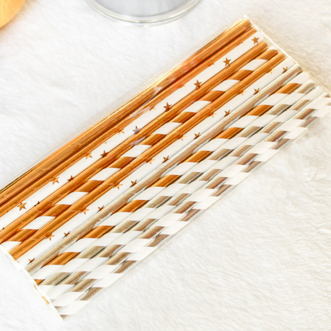 Party Time Paper Straws