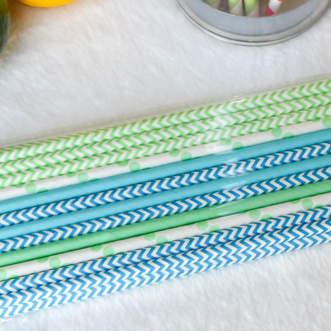Party Time Paper Straws
