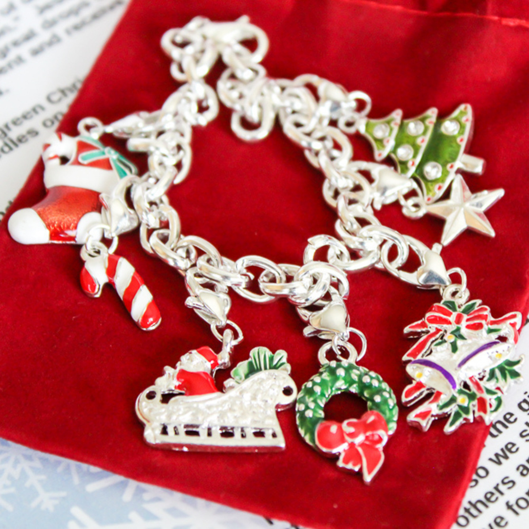 christmas charm bracelet