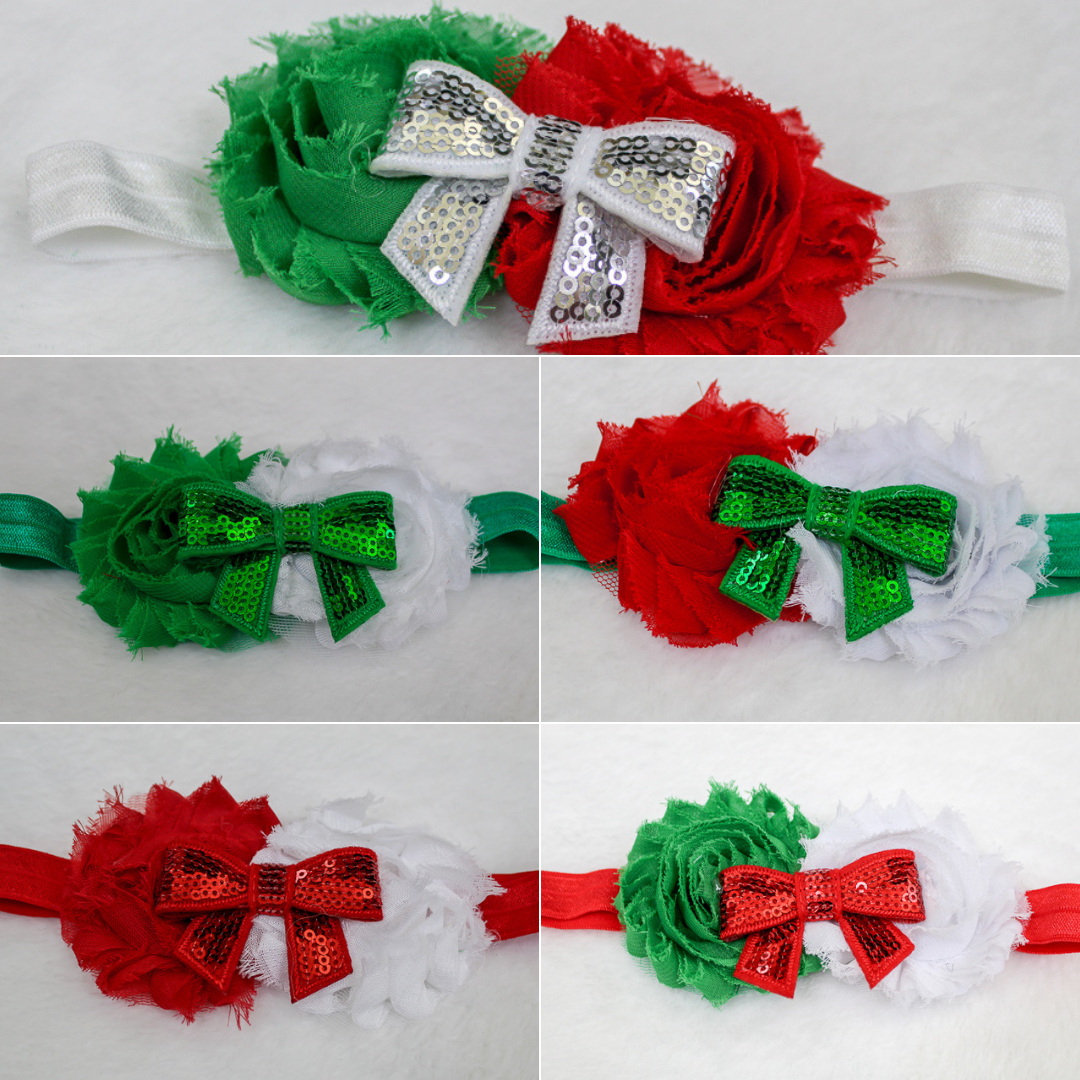 Christmas Baby Headbands (set of 2)