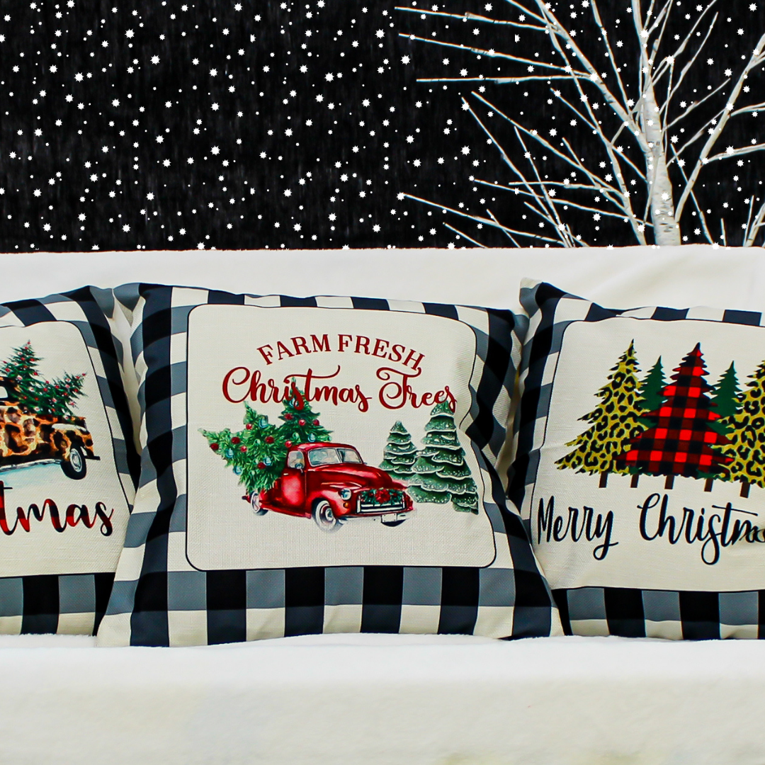 Christmas covers outlet for throw pillows