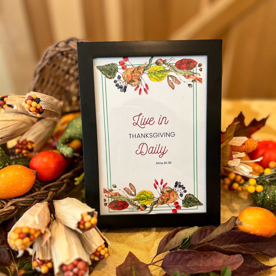 Thanksgiving Quote Prints