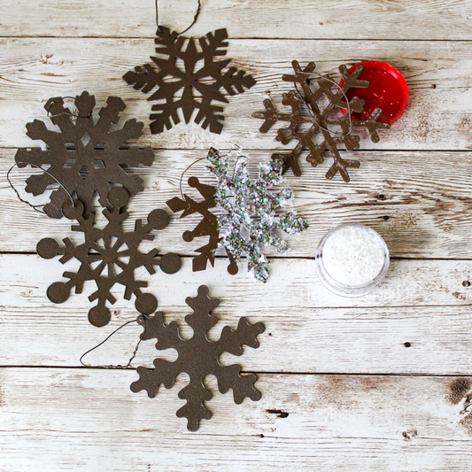 Rustic Metal Snowflakes (set of 3)