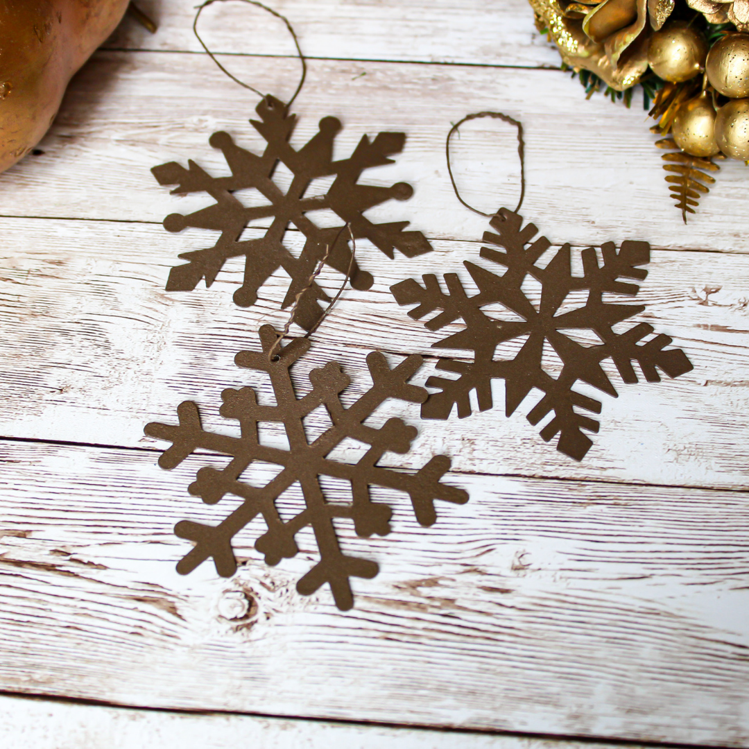 Rustic Metal Snowflakes (set of 3)