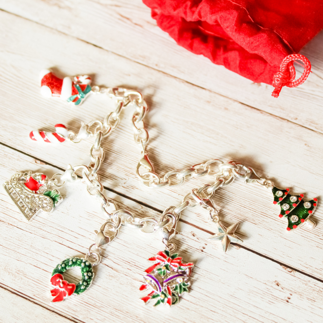 christmas charm bracelet