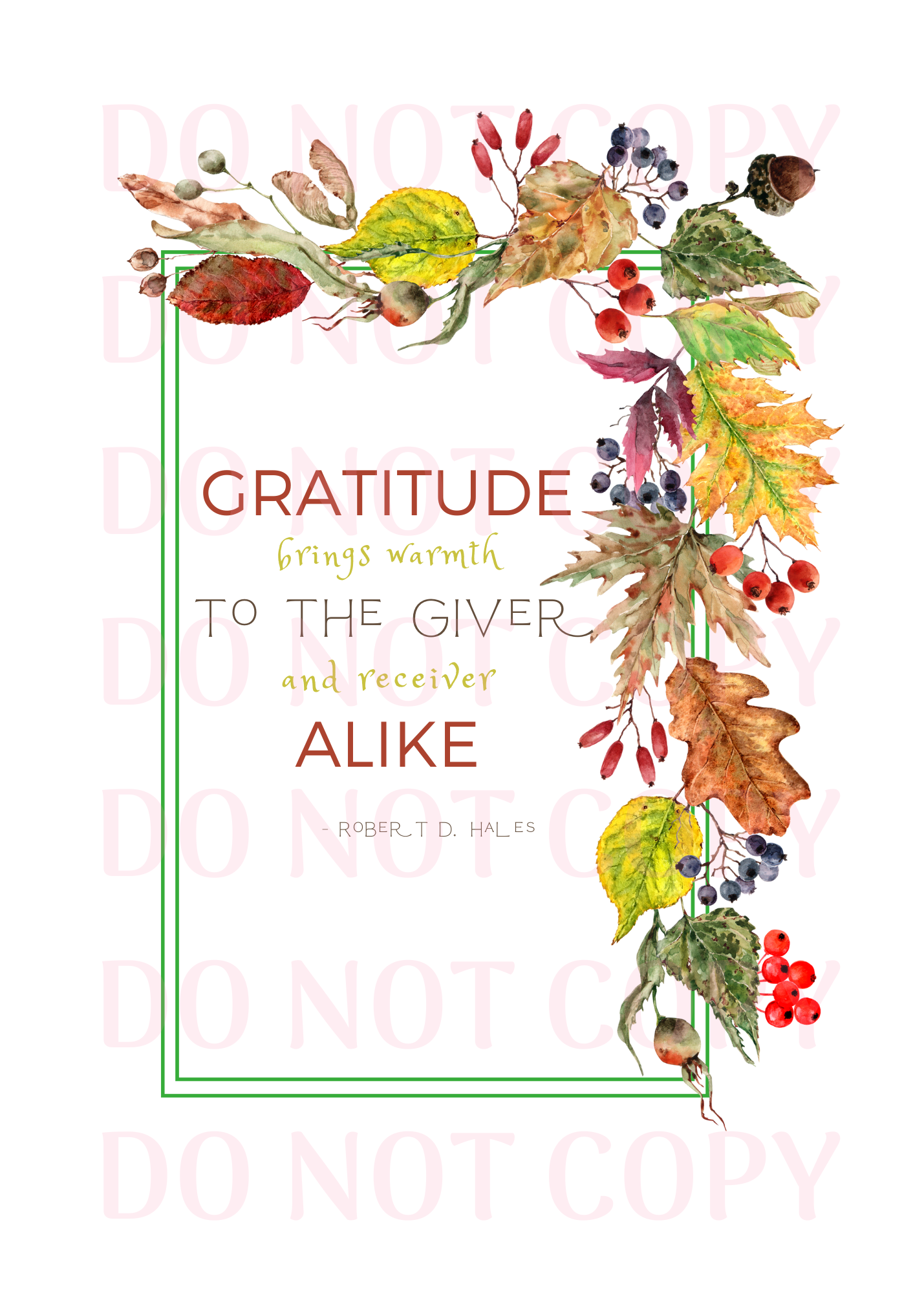 Thanksgiving Quote Prints