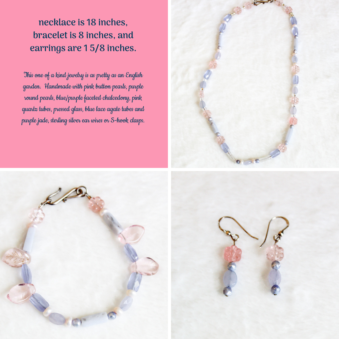 Pearl & Semiprecious Stone Jewelry Sets