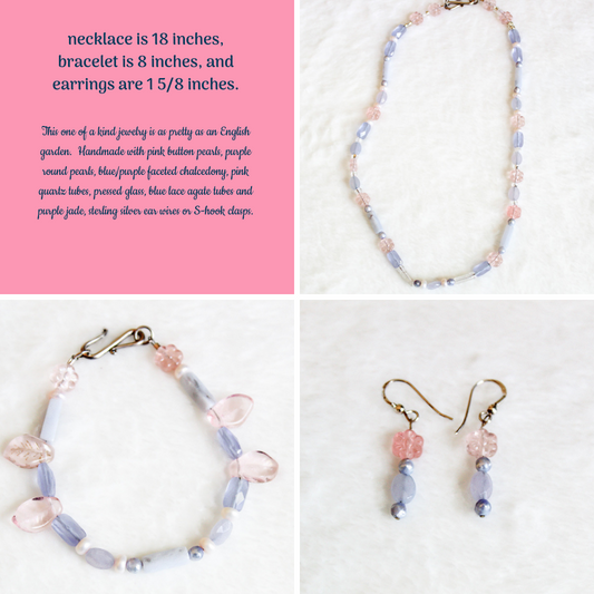 Pearl & Semiprecious Stone Jewelry Sets