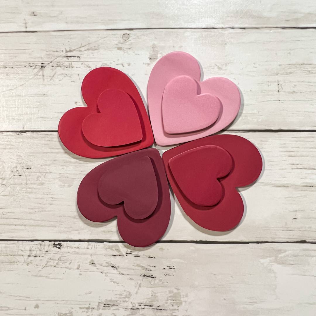 Stick with Love Heart Sticky Notes