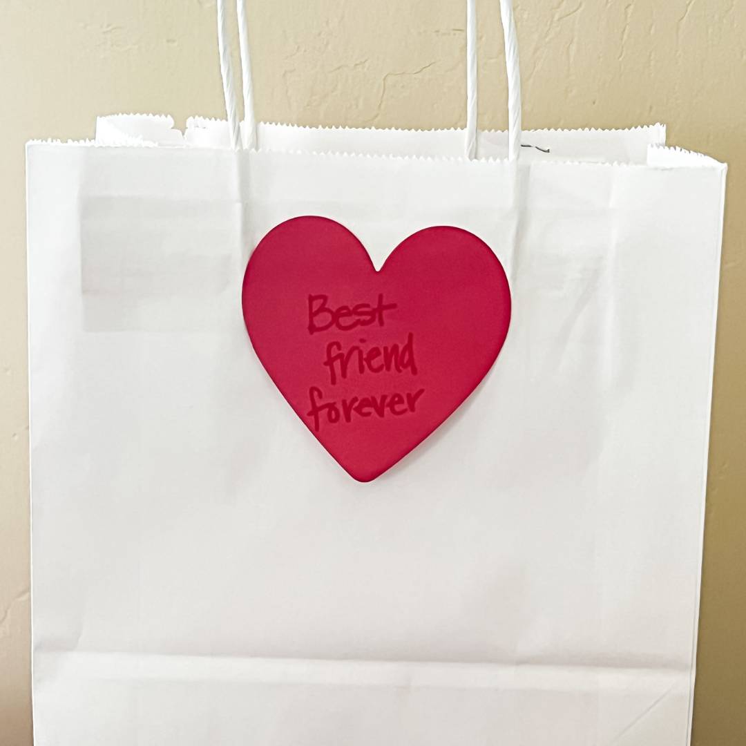 Stick with Love Heart Sticky Notes