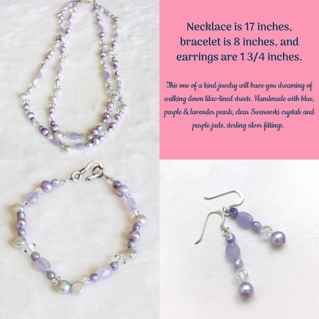 Pearl & Semiprecious Stone Jewelry Sets