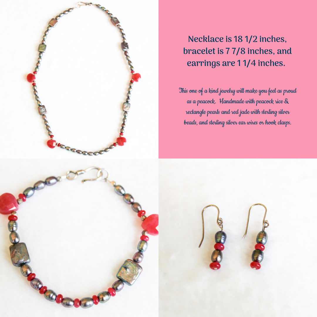 Pearl & Semiprecious Stone Jewelry Sets