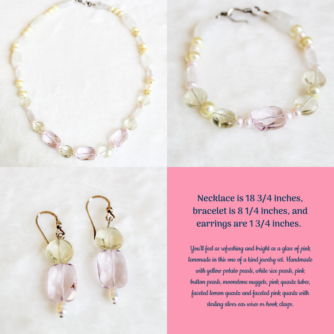 Pearl & Semiprecious Stone Jewelry Sets