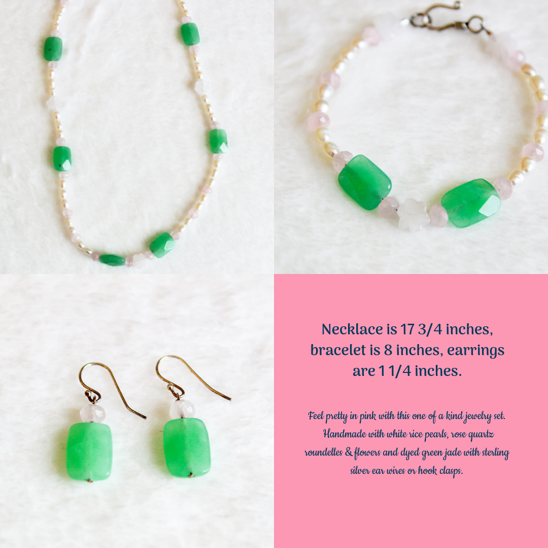Pearl & Semiprecious Stone Jewelry Sets