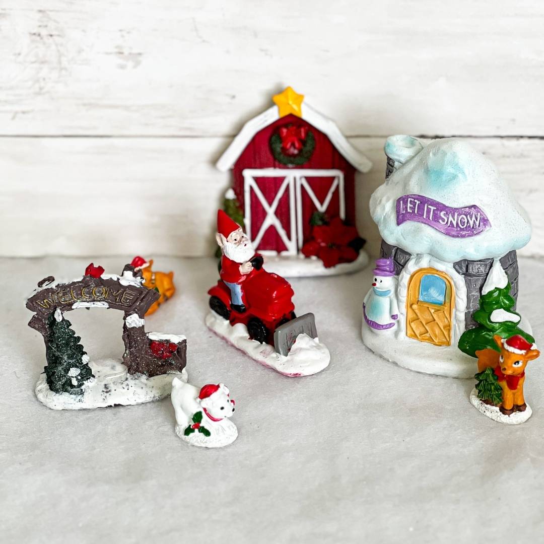 Christmas Fairy Garden Sets