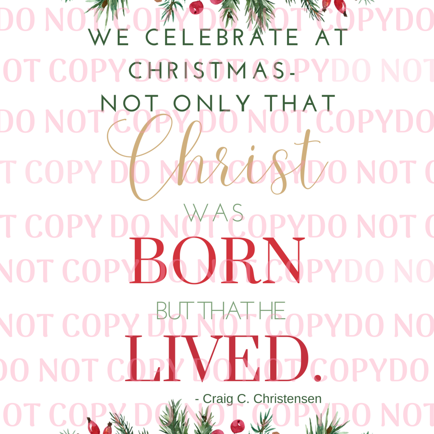 Christmas Quote Prints