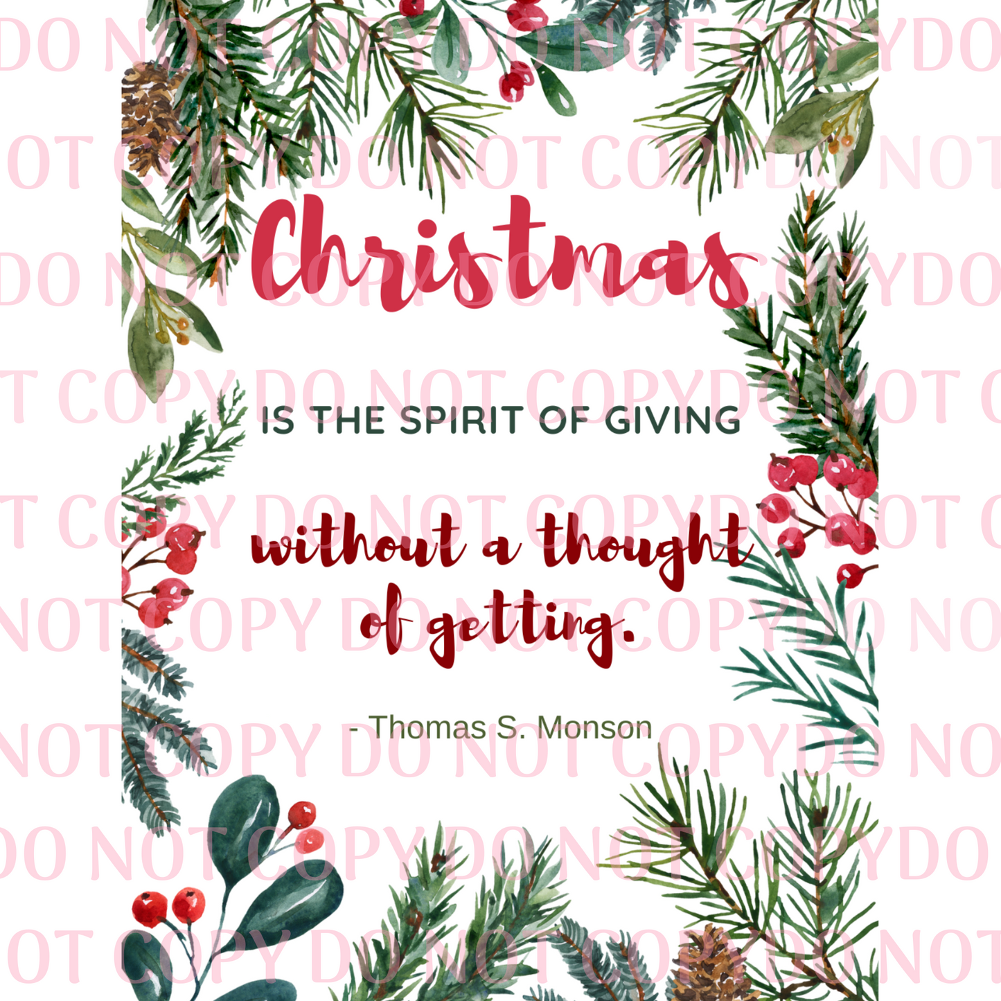 Christmas Quote Prints