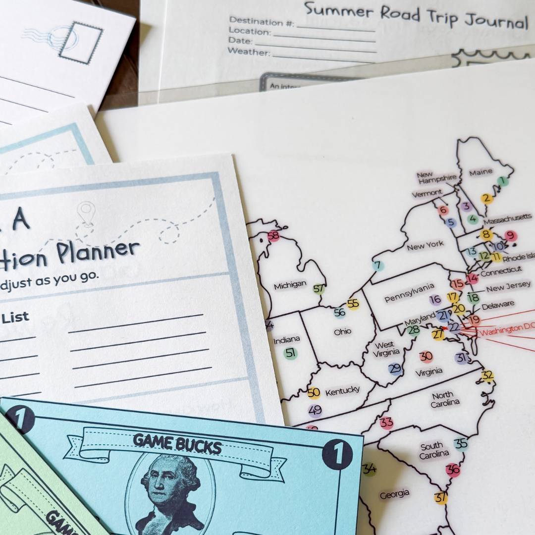 Summer Road Trip (Printable Game)