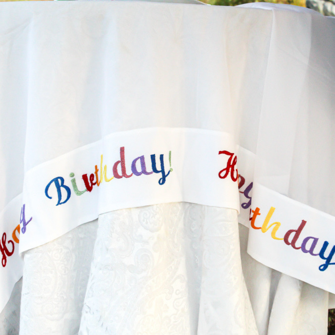 Birthday Table Topper