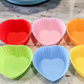 I Heart Reusable Cupcake Liners (12)