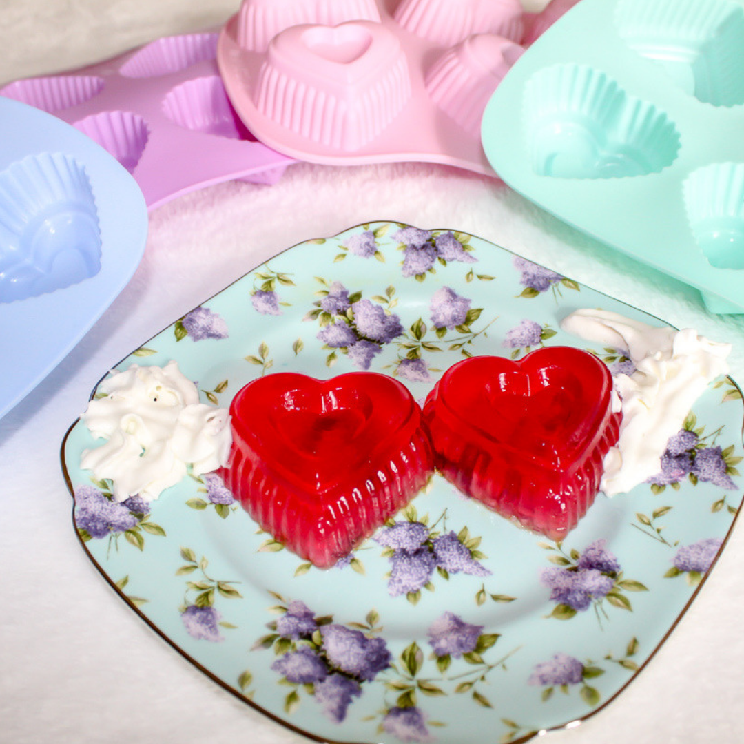 Buy Durable Cake Mould Tin (Set of 3 Pcs) - Round, Square, Heart