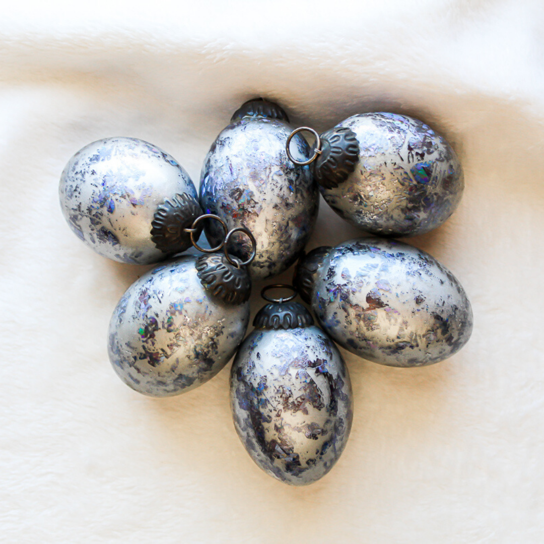 Glass Egg Ornaments