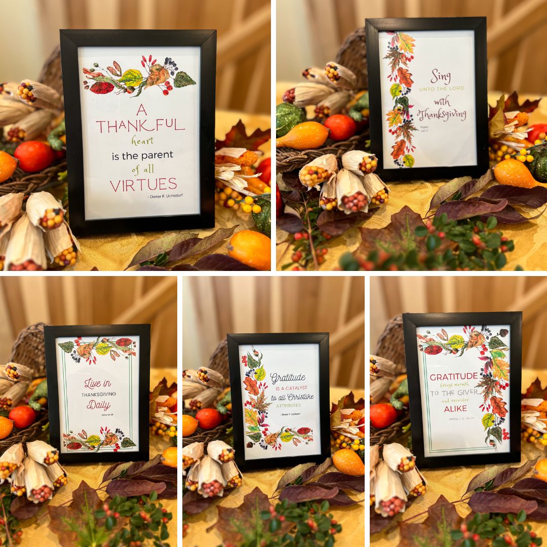 Thanksgiving Quote Prints